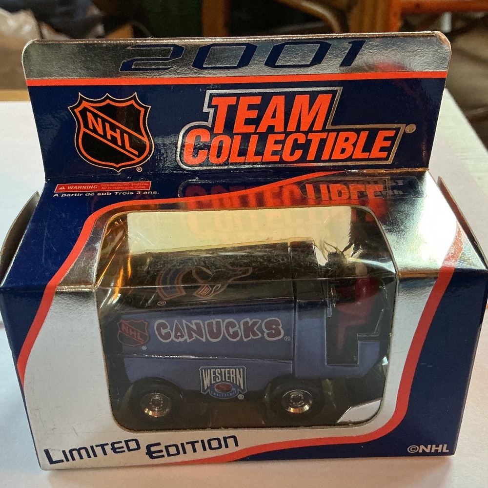 Collectible Canucks Zamboni Toy